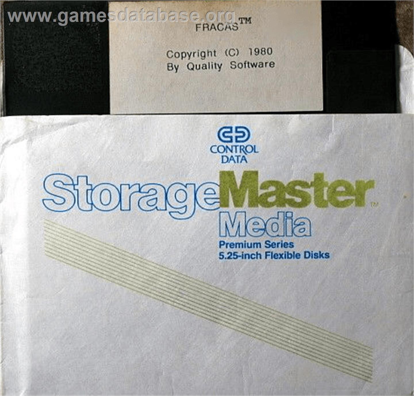 Fracas - Apple II - Artwork - Cartridge