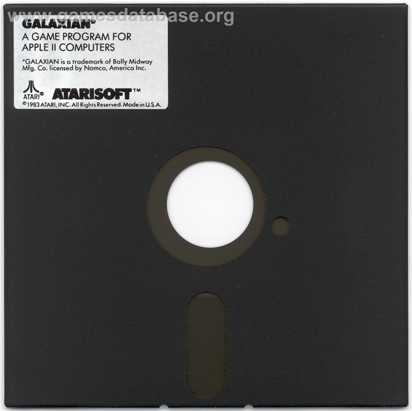 Galaxian - Apple II - Artwork - Cartridge