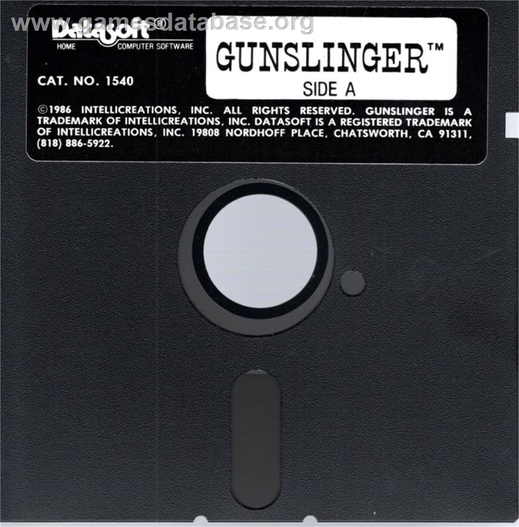 Gunslinger - Apple II - Artwork - Cartridge