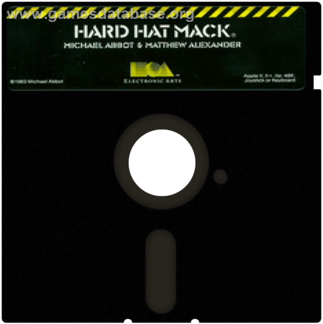 Hard Hat Mack - Apple II - Artwork - Cartridge