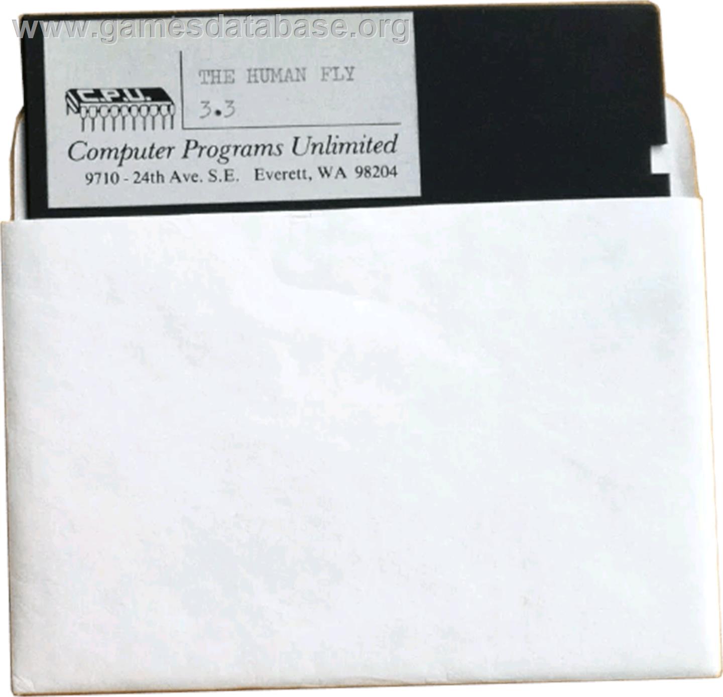 Human Fly - Apple II - Artwork - Cartridge