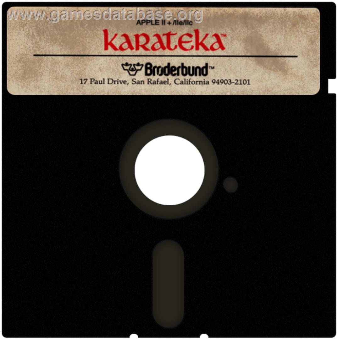 Karateka - Apple II - Artwork - Cartridge