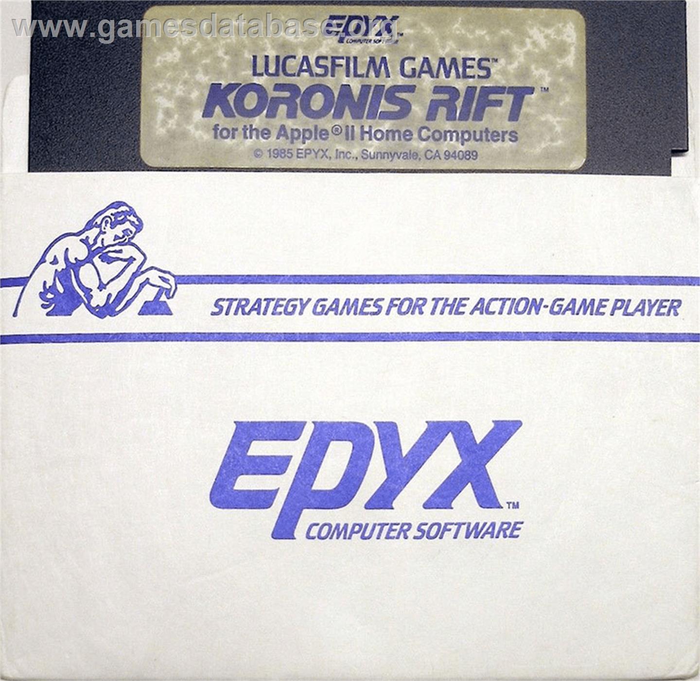 Koronis Rift - Apple II - Artwork - Cartridge