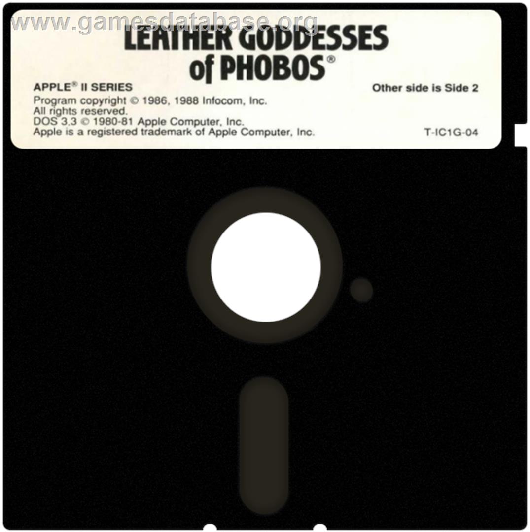 Leather Goddesses of Phobos - Apple II - Artwork - Cartridge