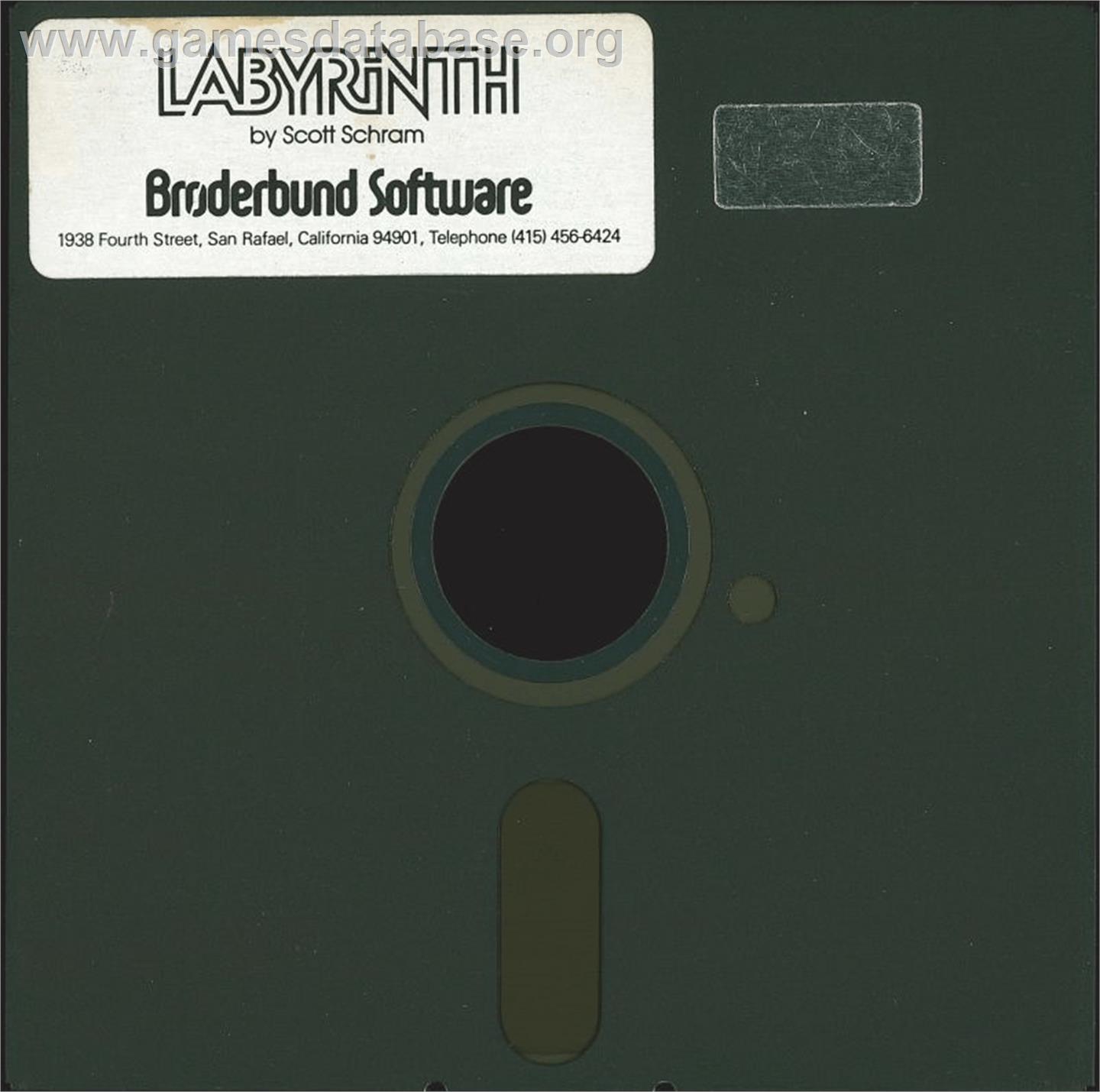 Lethal Labyrinth - Apple II - Artwork - Cartridge