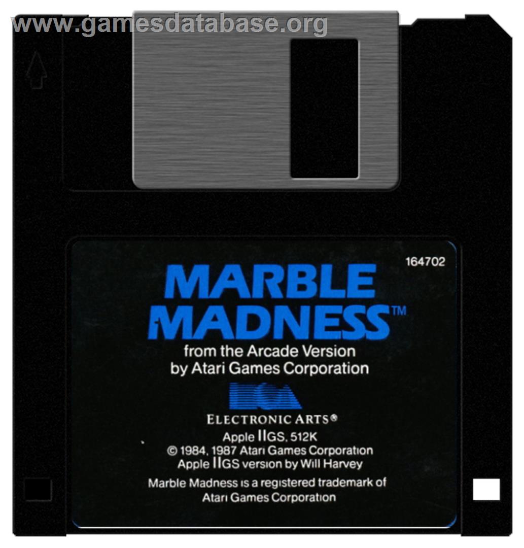 Marble Madness - Apple II - Artwork - Cartridge