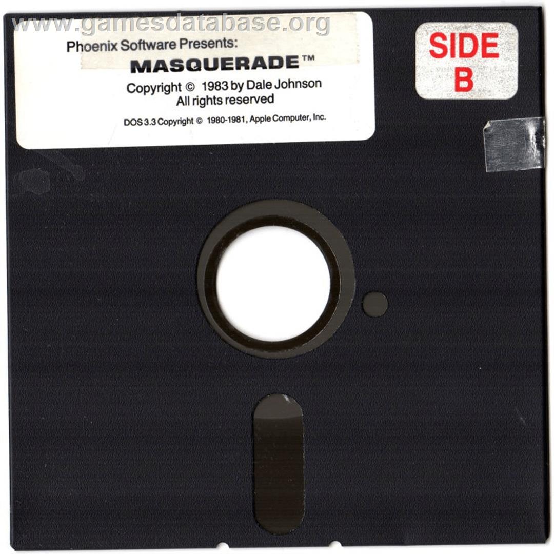 Masquerade - Apple II - Artwork - Cartridge