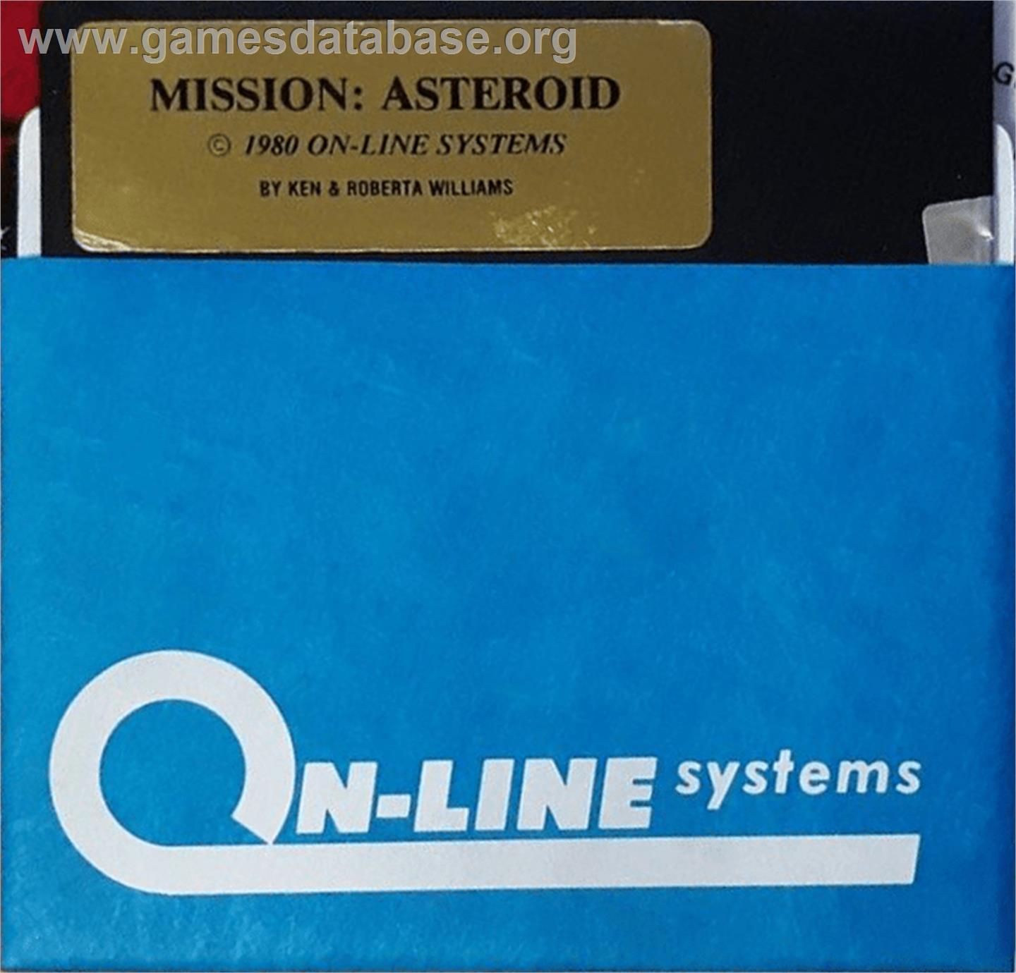 Mission Asteroid - Apple II - Artwork - Cartridge