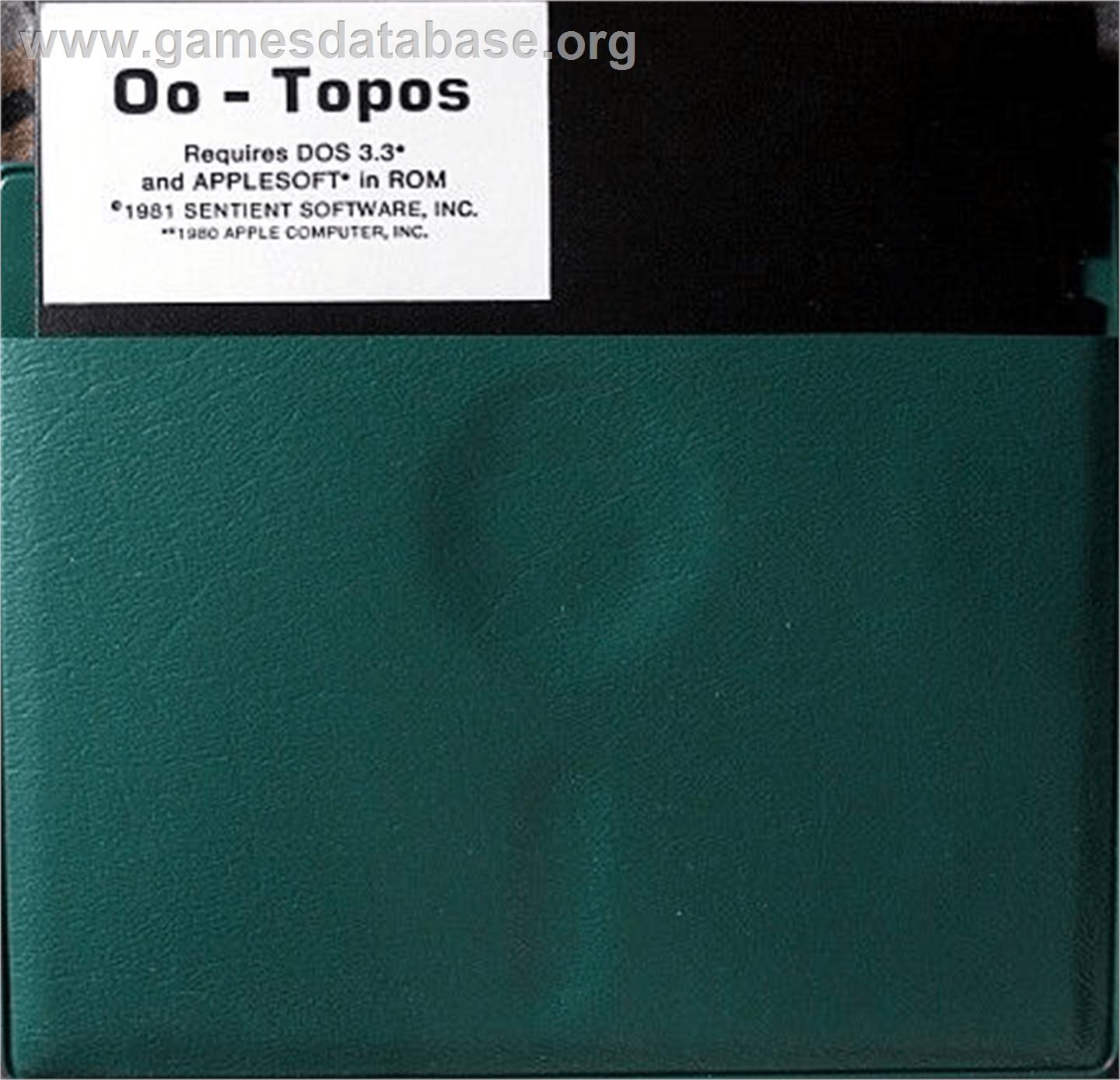 Oo-Topos - Apple II - Artwork - Cartridge