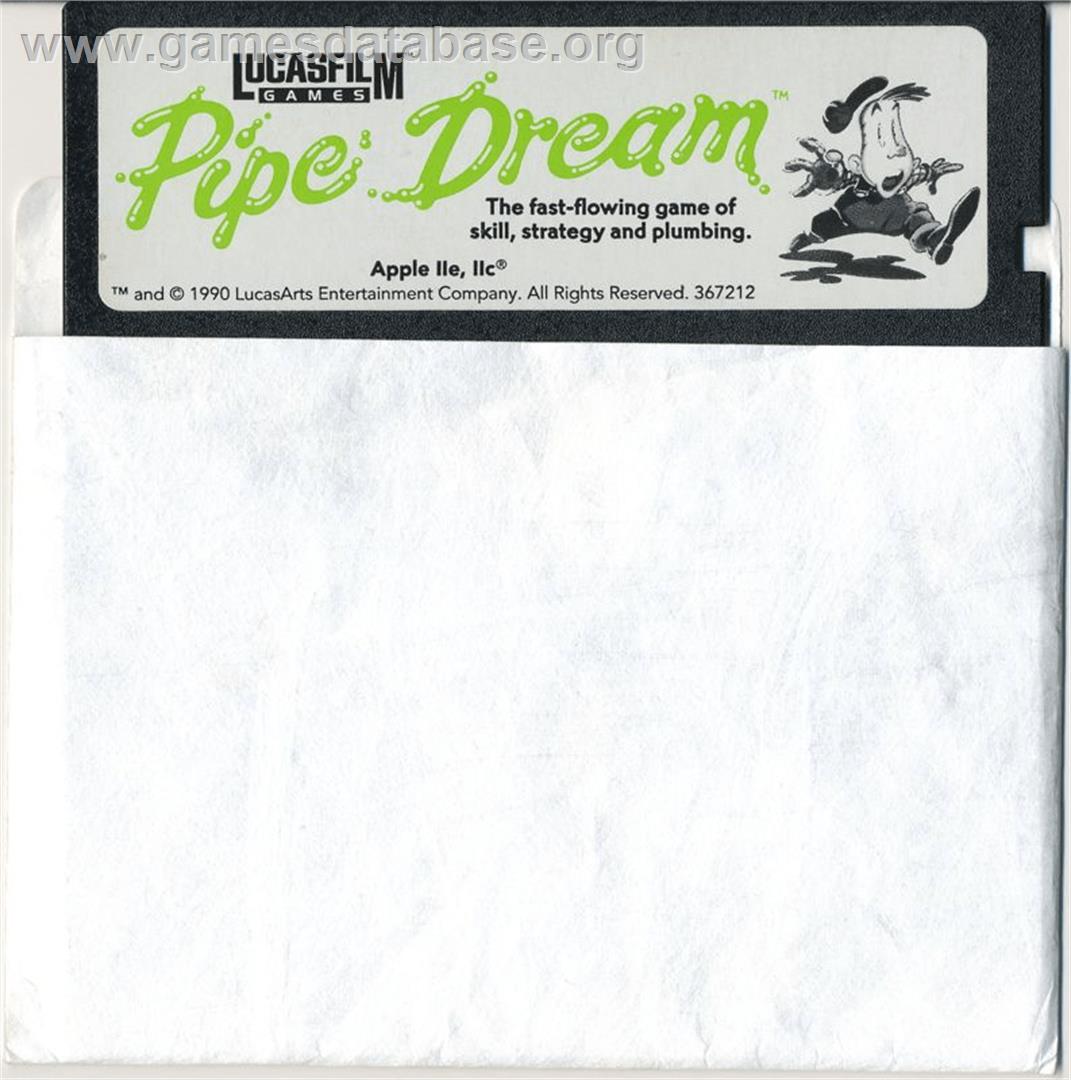 Pipe Dream - Apple II - Artwork - Cartridge