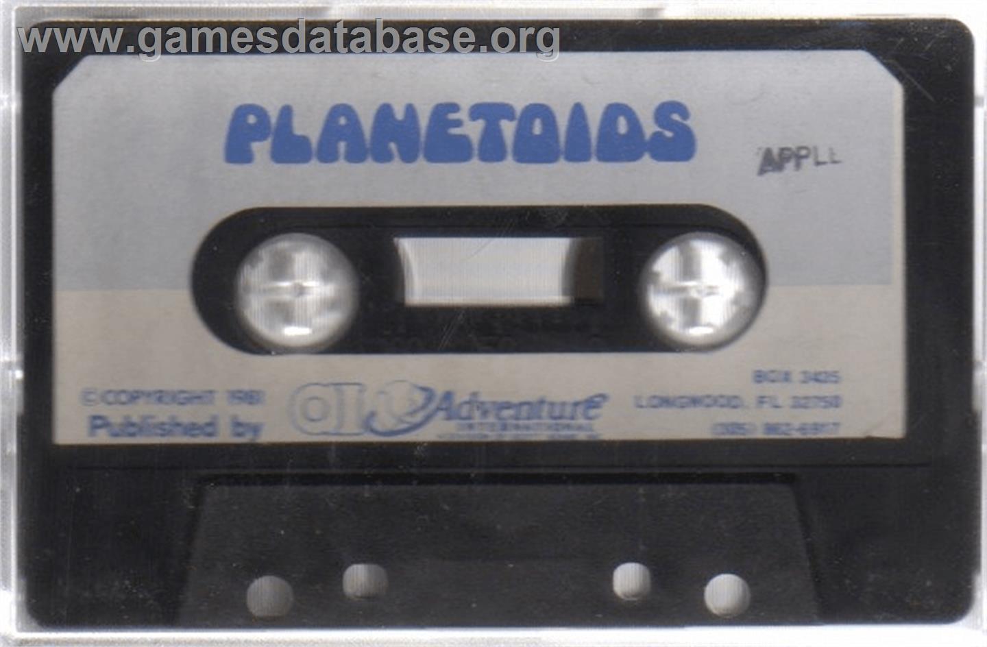 Planetoids - Apple II - Artwork - Cartridge