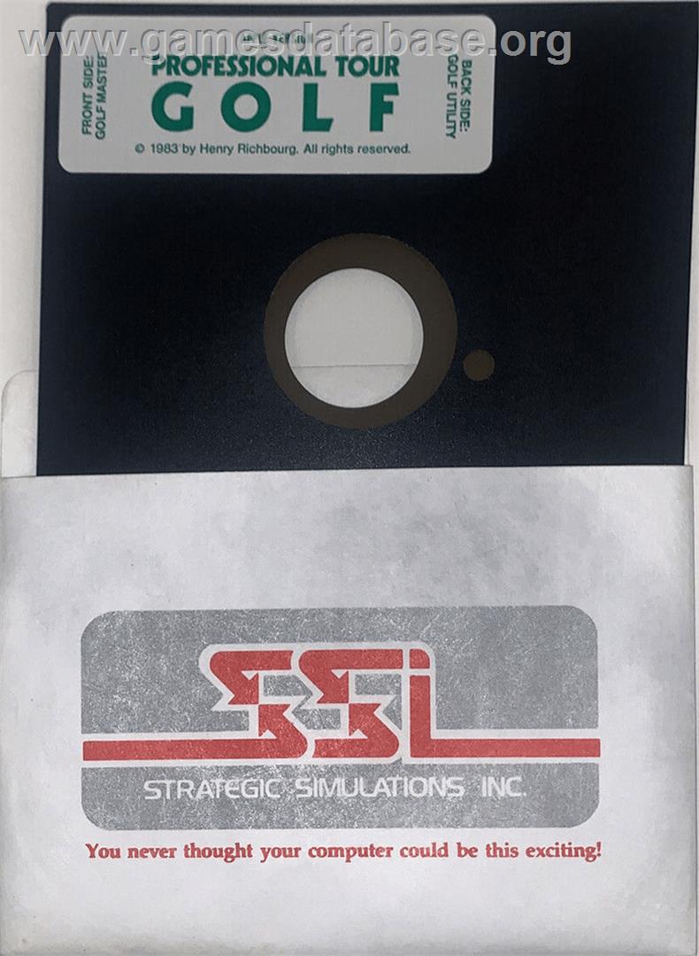 Professional Tour Golf - Apple II - Artwork - Cartridge