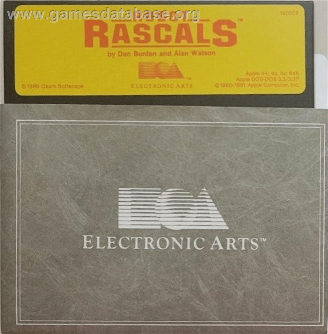 Robot Rascals - Apple II - Artwork - Cartridge