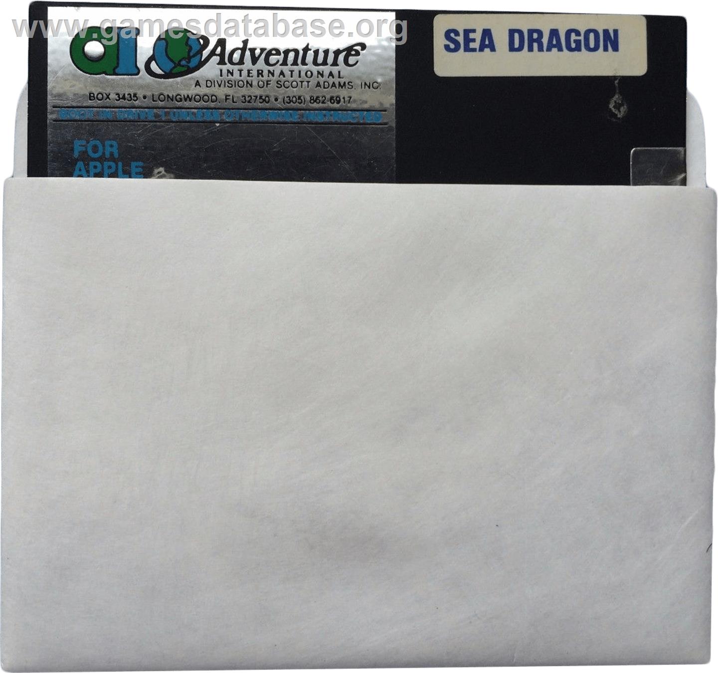 Sea Dragon - Apple II - Artwork - Cartridge
