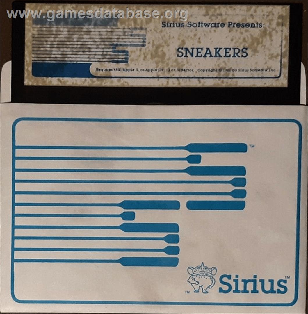 Sneakers - Apple II - Artwork - Cartridge