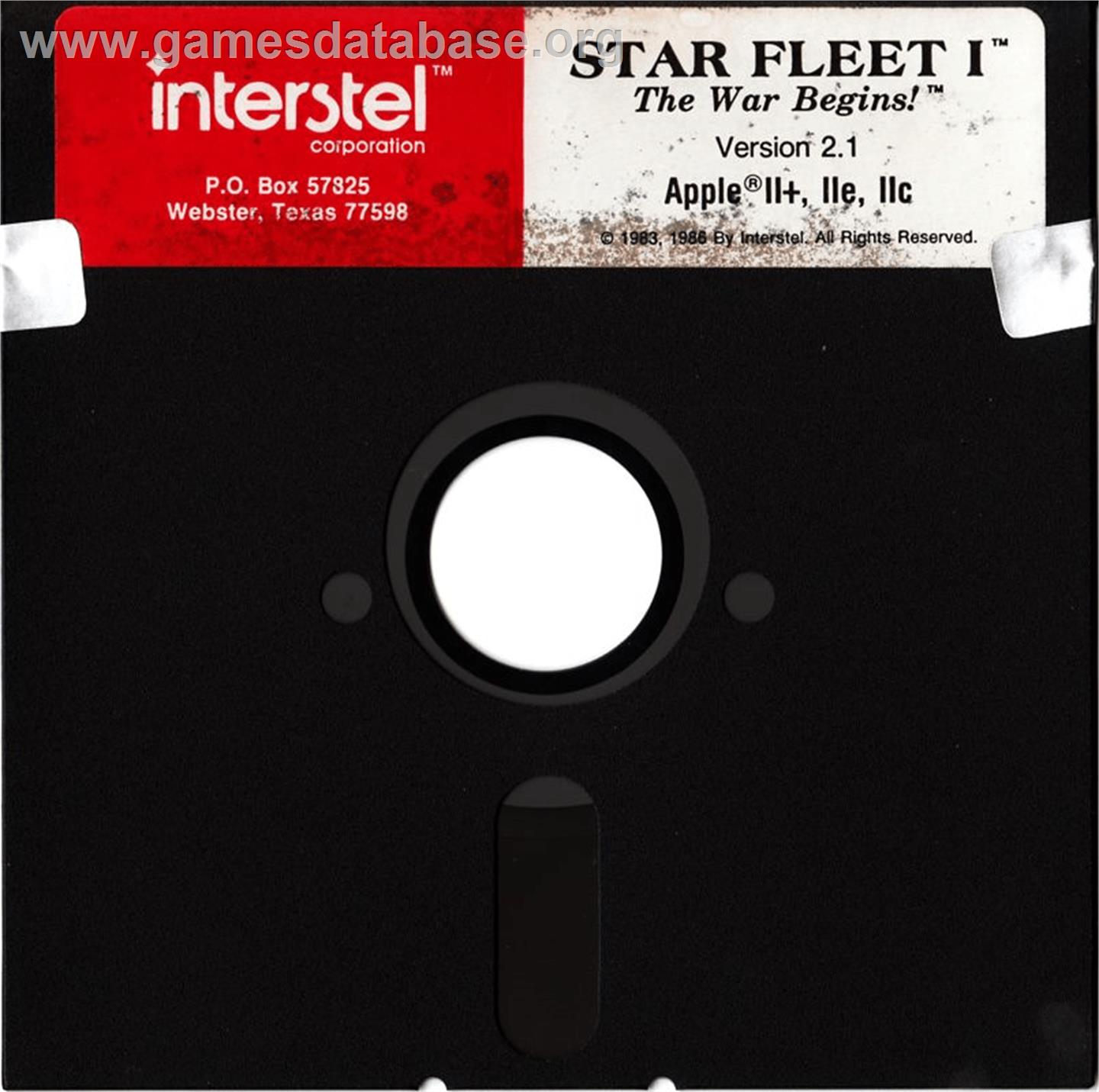 Star Fleet I: The War Begins - Apple II - Artwork - Cartridge