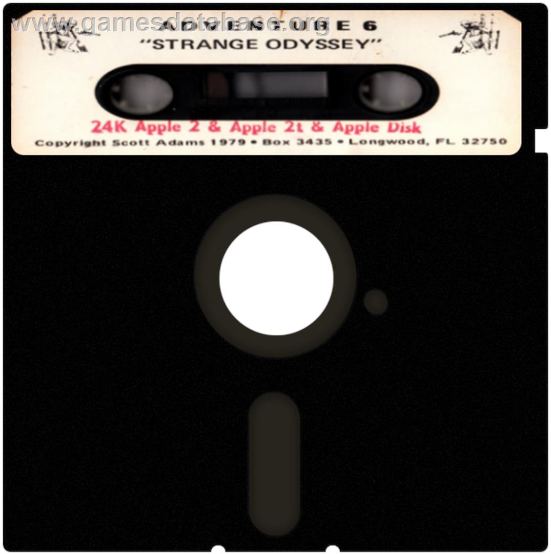 Strange Odyssey - Apple II - Artwork - Cartridge