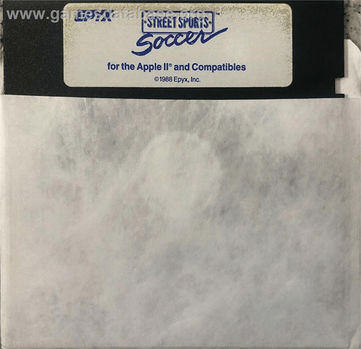 Street Sports Soccer - Apple II - Artwork - Cartridge