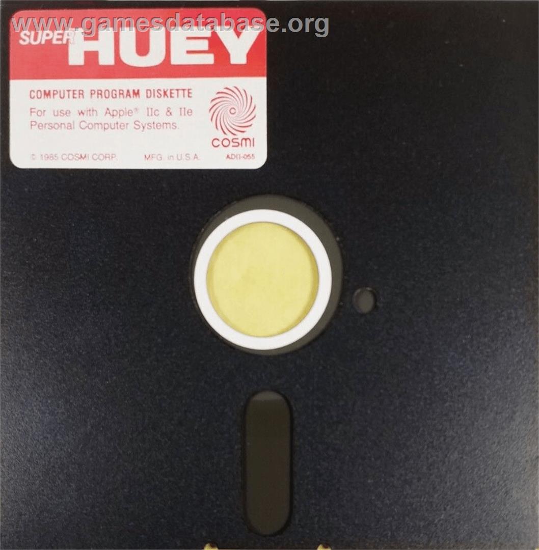 Super Huey UH-IX - Apple II - Artwork - Cartridge