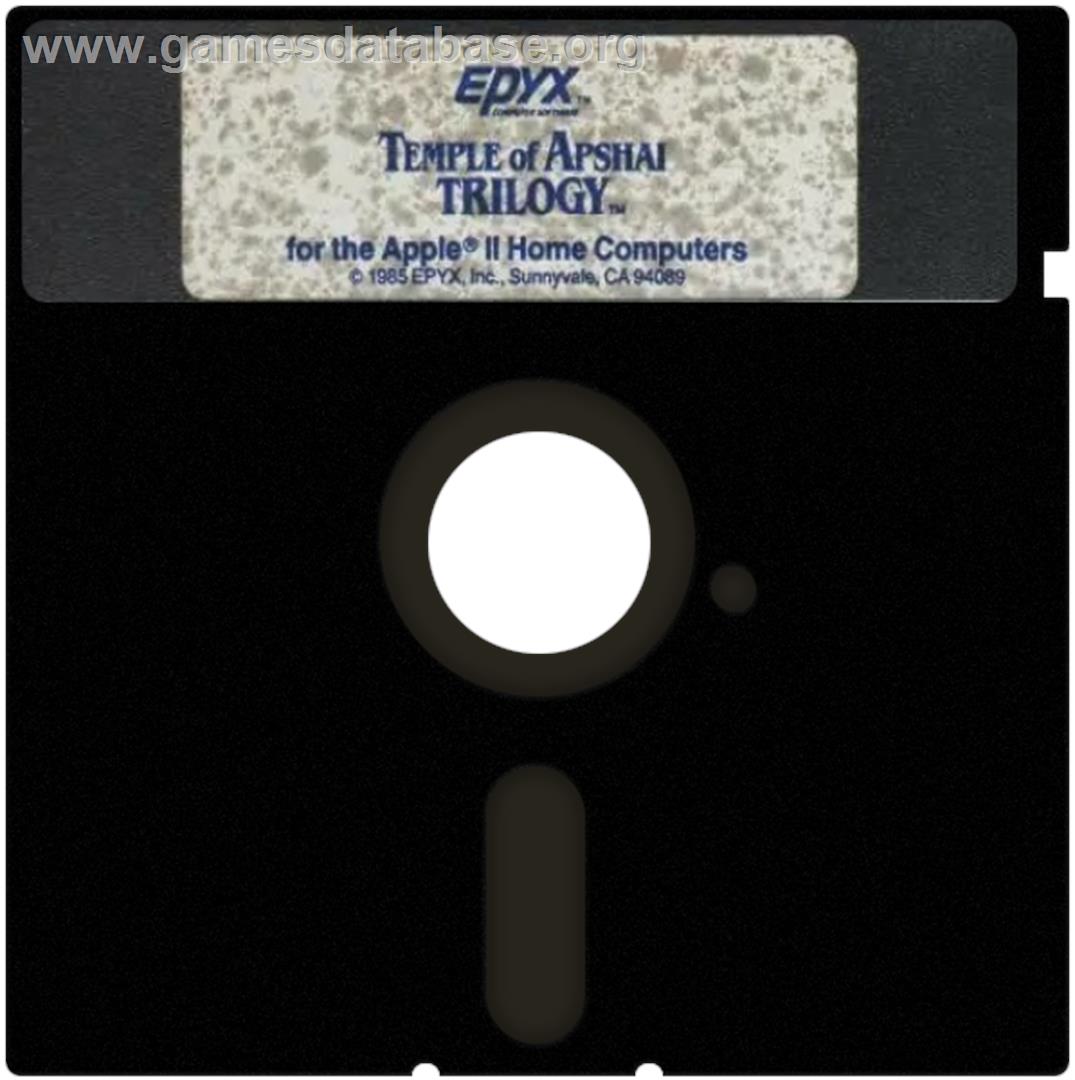 Temple of Apshai Trilogy - Apple II - Artwork - Cartridge