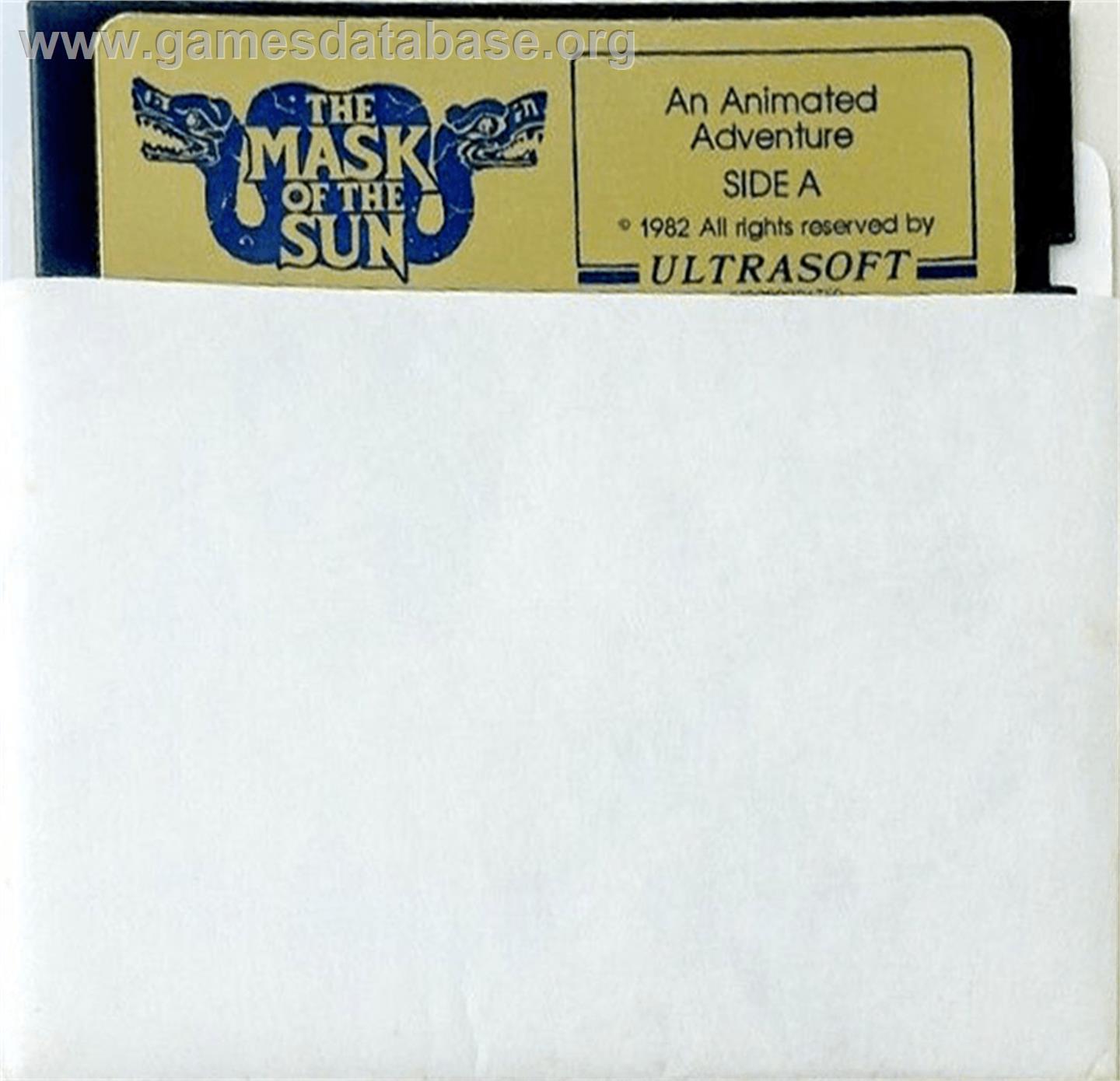 The Mask of the Sun - Apple II - Artwork - Cartridge