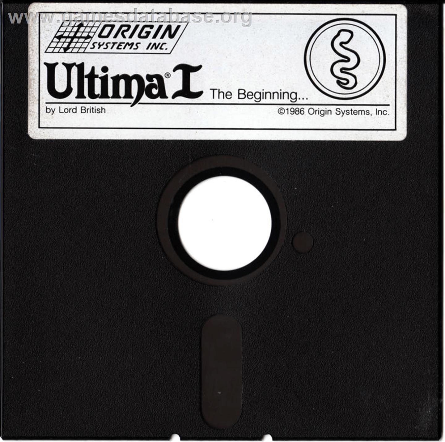 Ultima I: The First Age of Darkness - Apple II - Artwork - Cartridge