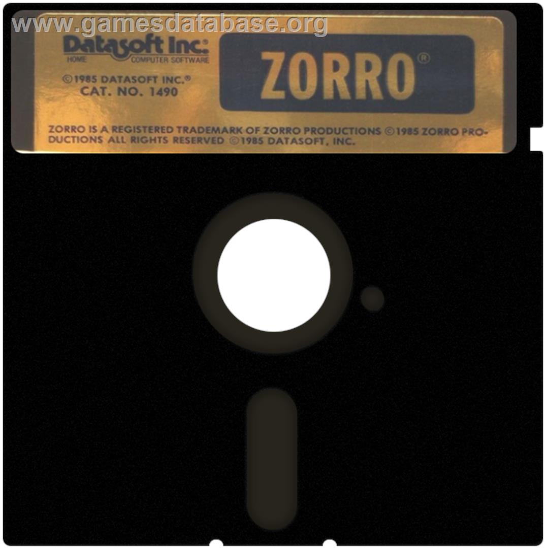 Zorro - Apple II - Artwork - Cartridge