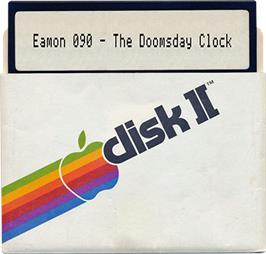 Artwork on the Disc for Hacker 2: The Doomsday Papers on the Apple II.