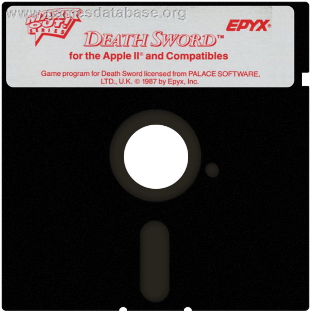 Death Sword - Apple II - Artwork - Disc