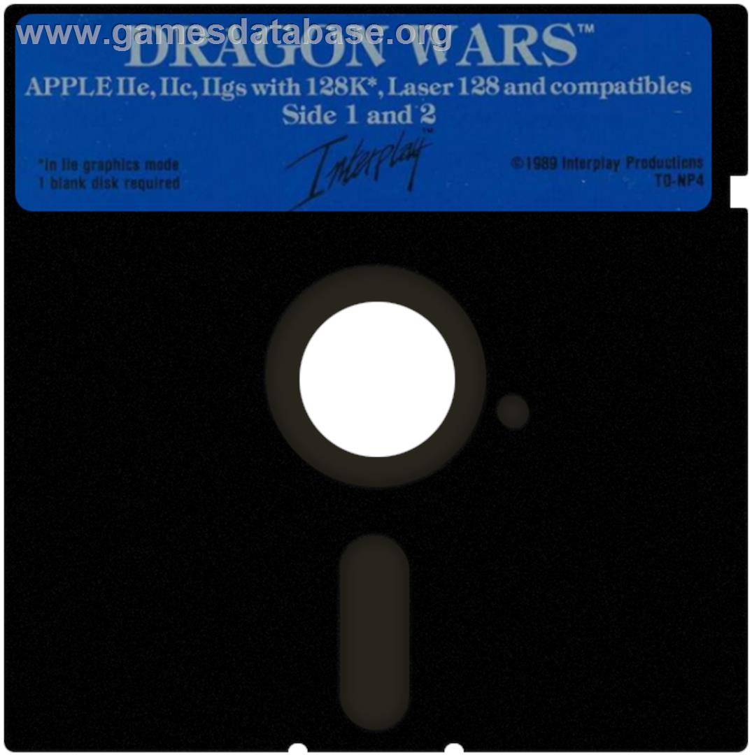 Dragon Wars - Apple II - Artwork - Disc