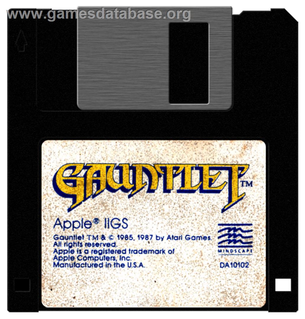 Gauntlet - Apple II - Artwork - Disc