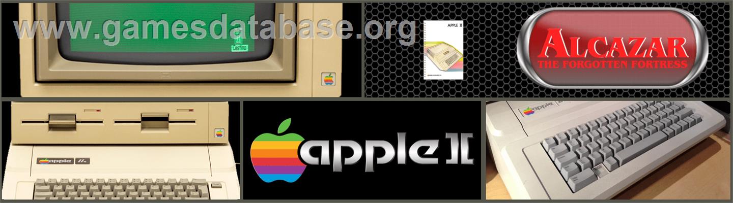 Alcazar: The Forgotten Fortress - Apple II - Artwork - Marquee