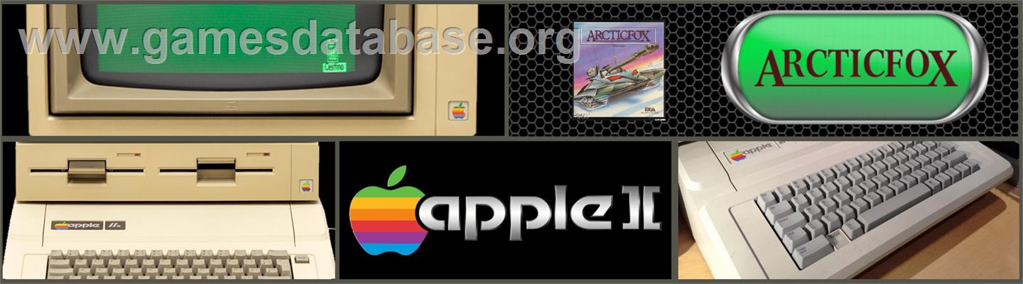 Arcticfox - Apple II - Artwork - Marquee
