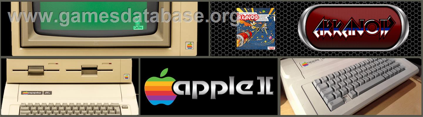 Arkanoid - Apple II - Artwork - Marquee