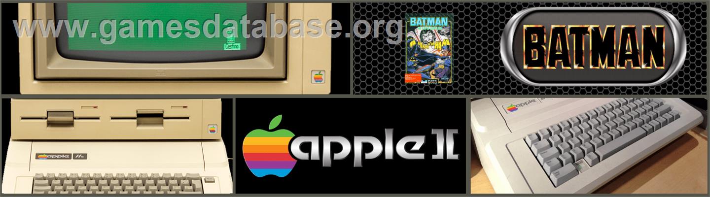 Batman: The Caped Crusader - Apple II - Artwork - Marquee