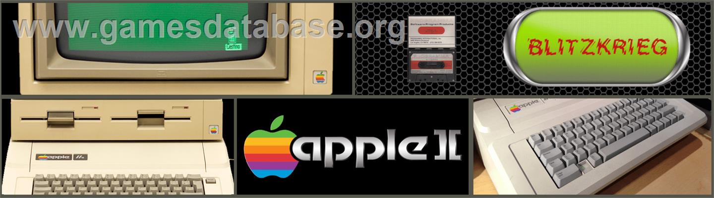 Blitzkrieg - Apple II - Artwork - Marquee