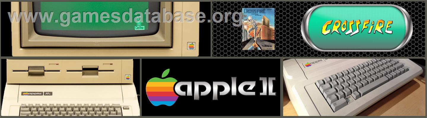 Crossfire - Apple II - Artwork - Marquee