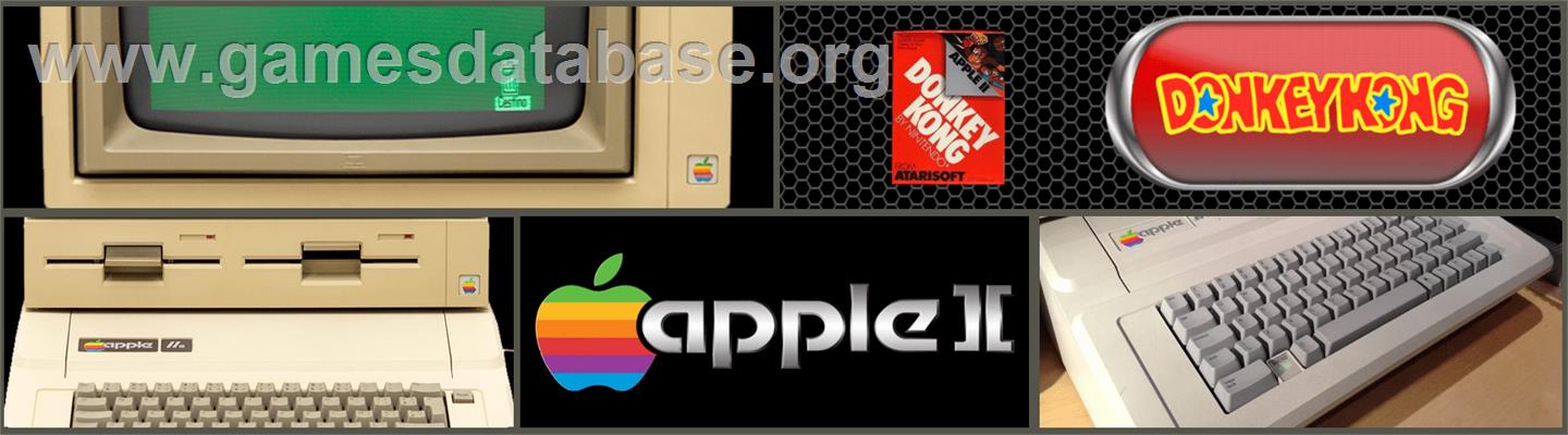 Donkey Kong - Apple II - Artwork - Marquee