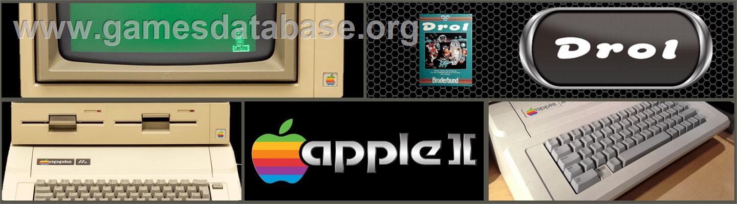 Drol - Apple II - Artwork - Marquee