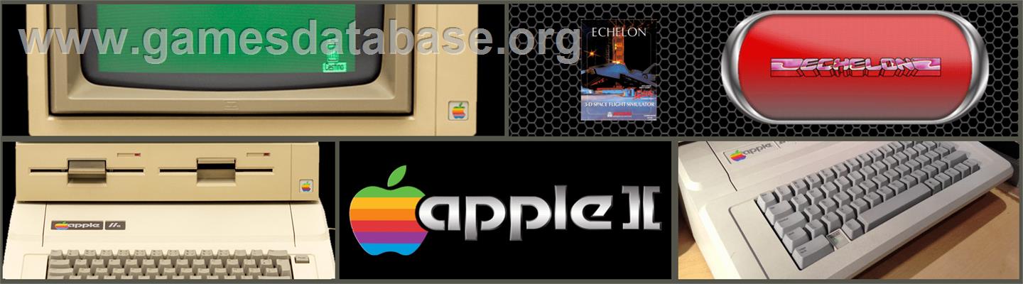 Echelon - Apple II - Artwork - Marquee