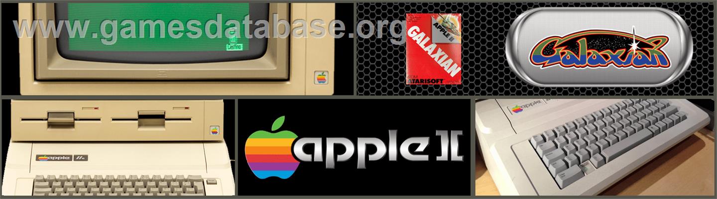 Galaxian - Apple II - Artwork - Marquee