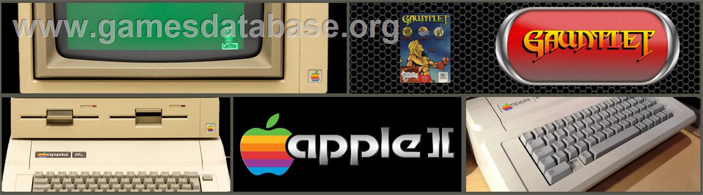 Gauntlet - Apple II - Artwork - Marquee