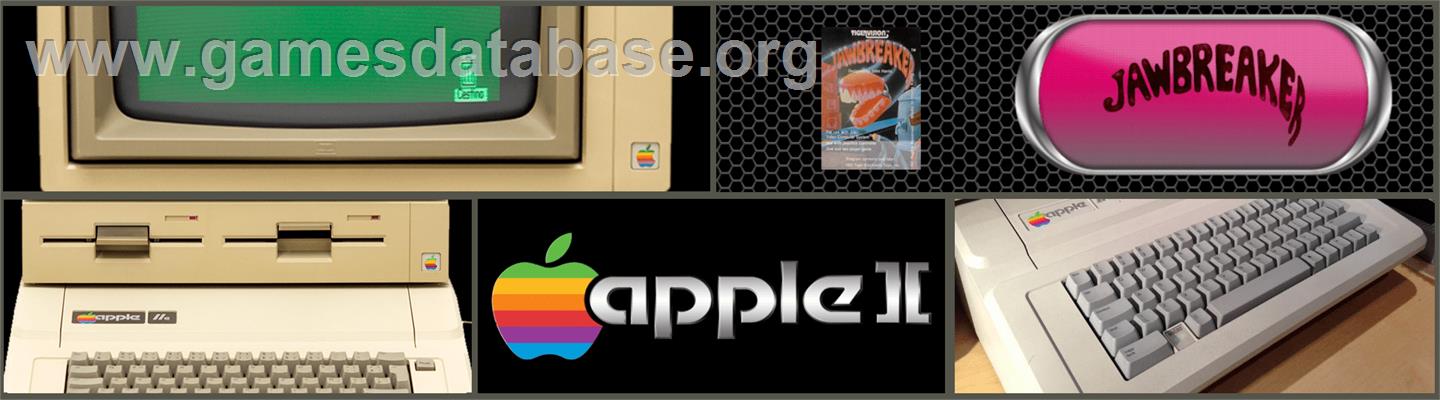 Jawbreaker - Apple II - Artwork - Marquee