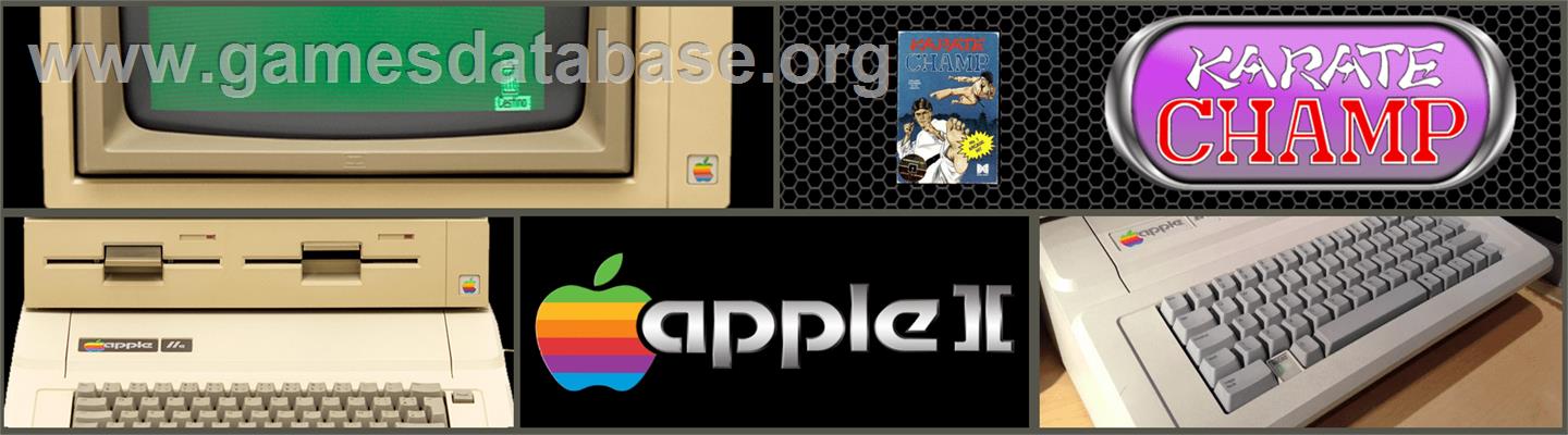 Karate Champ - Apple II - Artwork - Marquee