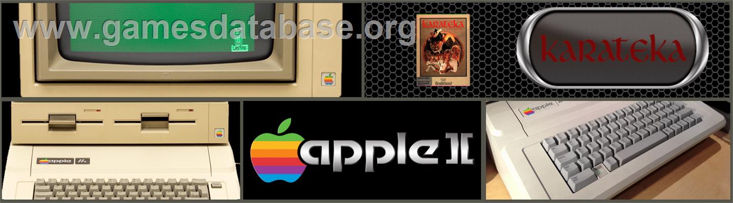 Karateka - Apple II - Artwork - Marquee