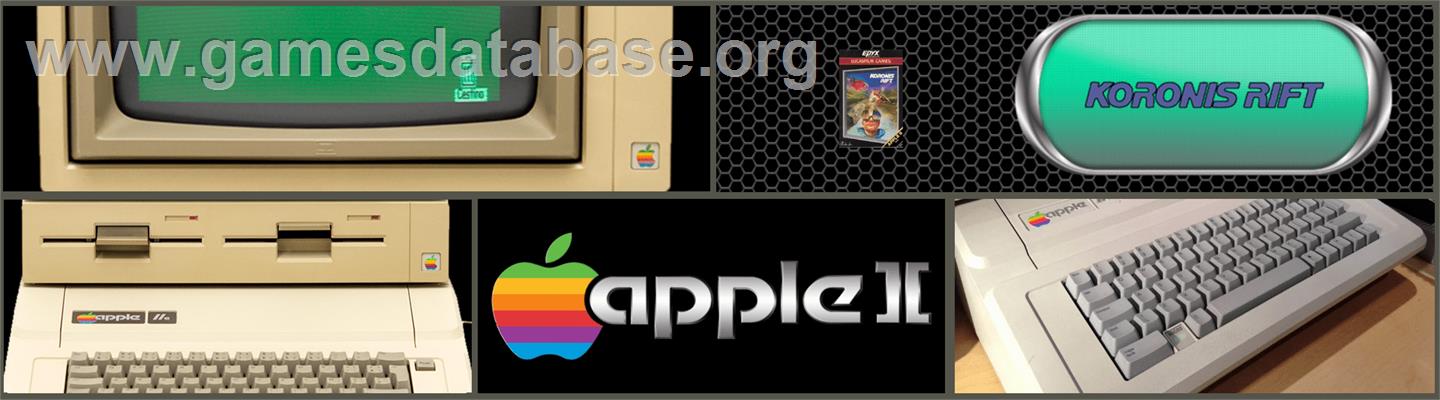 Koronis Rift - Apple II - Artwork - Marquee