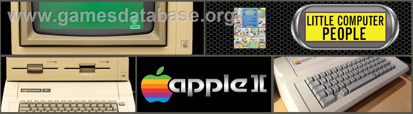 Little Computer People - Apple II - Artwork - Marquee