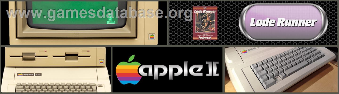 Lode Runner - Apple II - Artwork - Marquee
