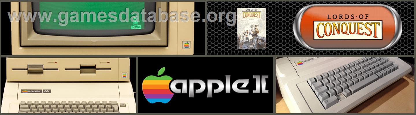 Lords of Conquest - Apple II - Artwork - Marquee