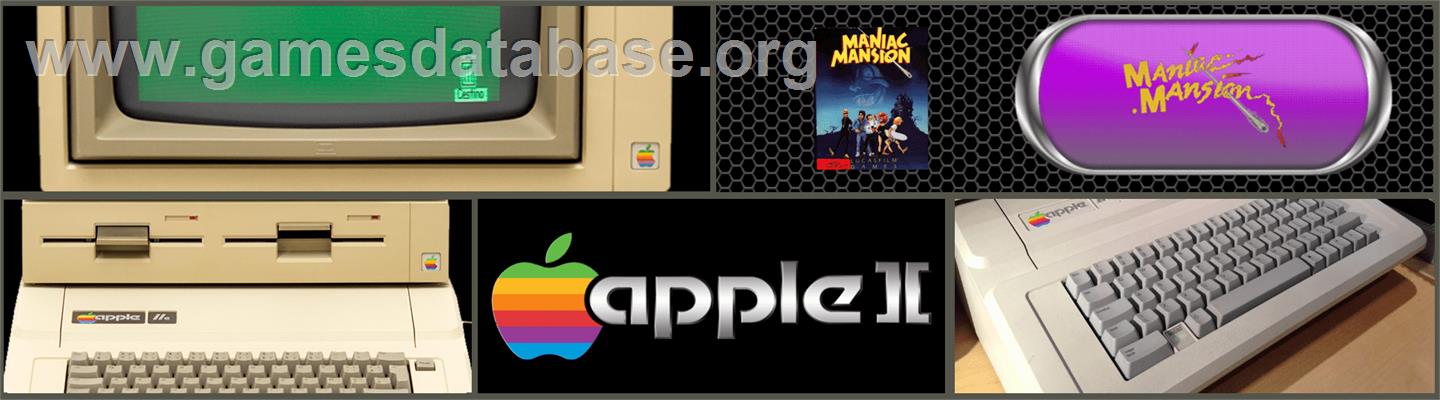 Maniac Mansion - Apple II - Artwork - Marquee